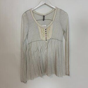 Free People Kimmi Long sleeve Top